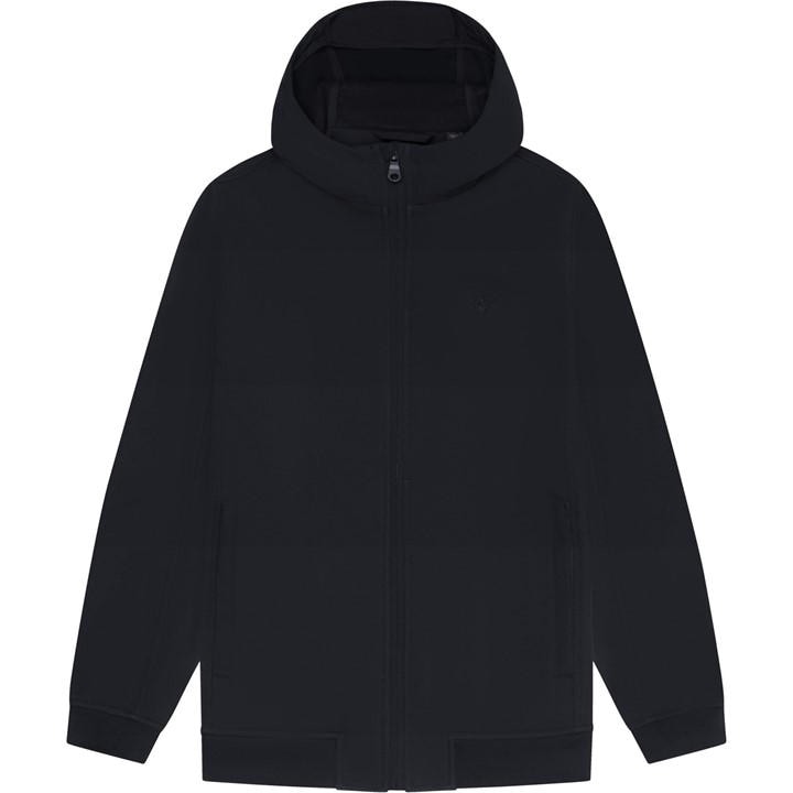 Lyle And Scott Men' Black Softshell Jacket in Size S, Sports Direct