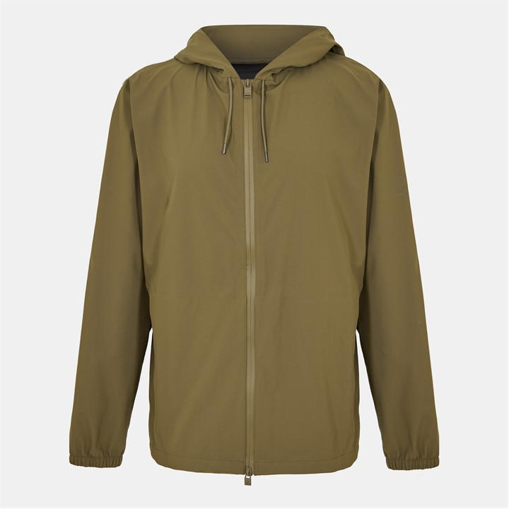 Rains  Green Suva Hardshell Pocket Waterproof Jacket in Size S, Sports Direct