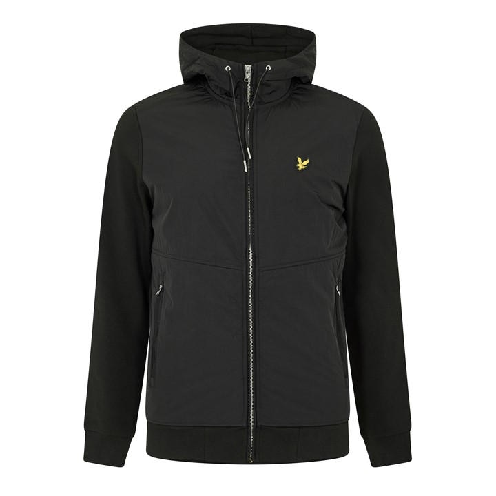 Lyle And Scott Men's Black Hybrid Softshell Jacket in Size 2XL, Sports Direct