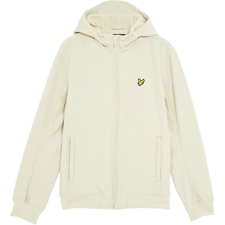 Lyle And Scott Men's Neutral Water-Resistant Windproof Stretch Softshell Jacket in Size XL, Sports Direct