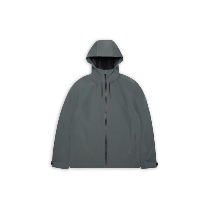 Rains  Grey Suva Softshell Waterproof Jacket in Size L, Sports Direct