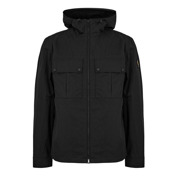 Belstaff Men's Black Stride Hdos Overshirt in Size L, Sports Direct