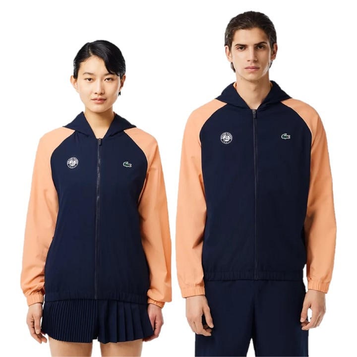 Lacoste Men's  Water-Resistant Rain Anorak in Size XS, Sports Direct