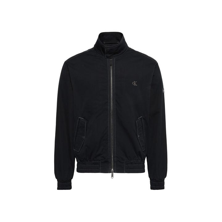 Calvin Klein Jeans Men's Black Harrington Jacket in Size 2XL, Sports Direct
