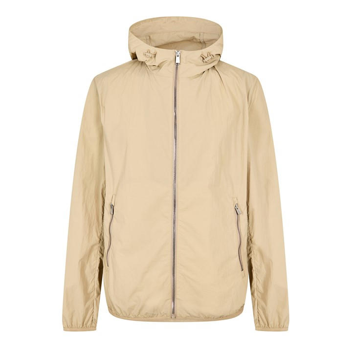 Boss Men's Beige C-Cinder Rain Anorak in Size M, Sports Direct
