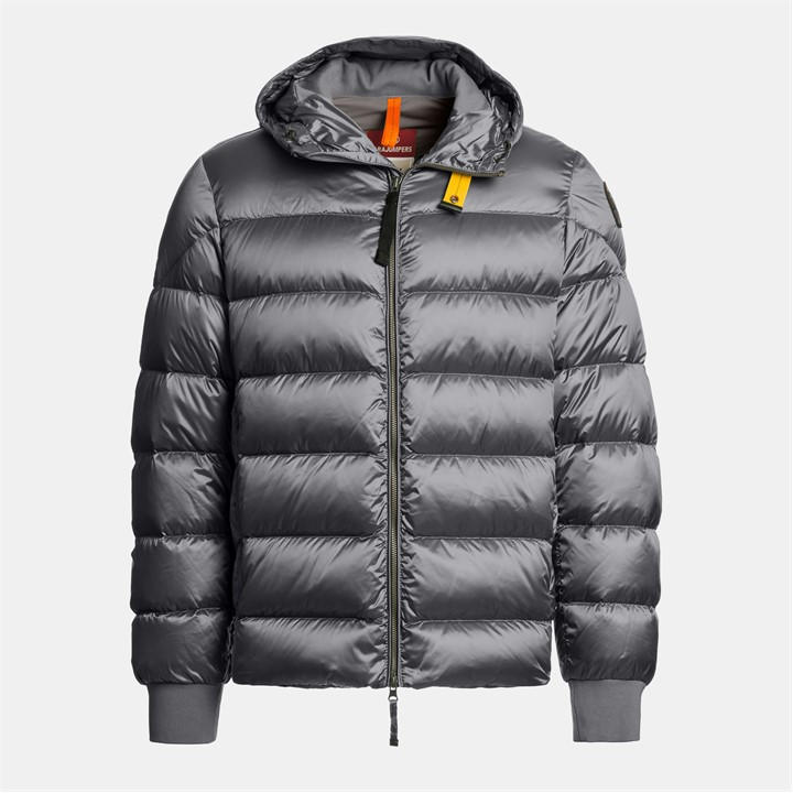 Parajumpers Men's Grey Pharell Water Resistant Duck Down Short Puffer Jacket in Size XL, Sports Direct