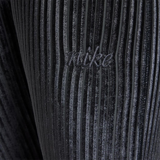 Black/Iron Grey - Nike - Kids' Cosy Rib Flare Leggings
