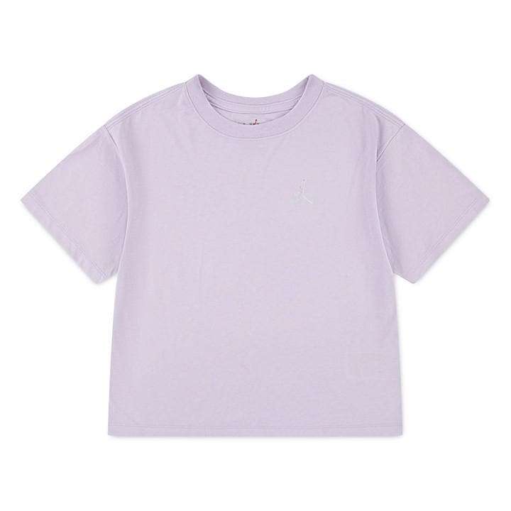 Air Jordan Girls Purple Jumpman Cropped T-Shirt  in Size L, Sports Direct