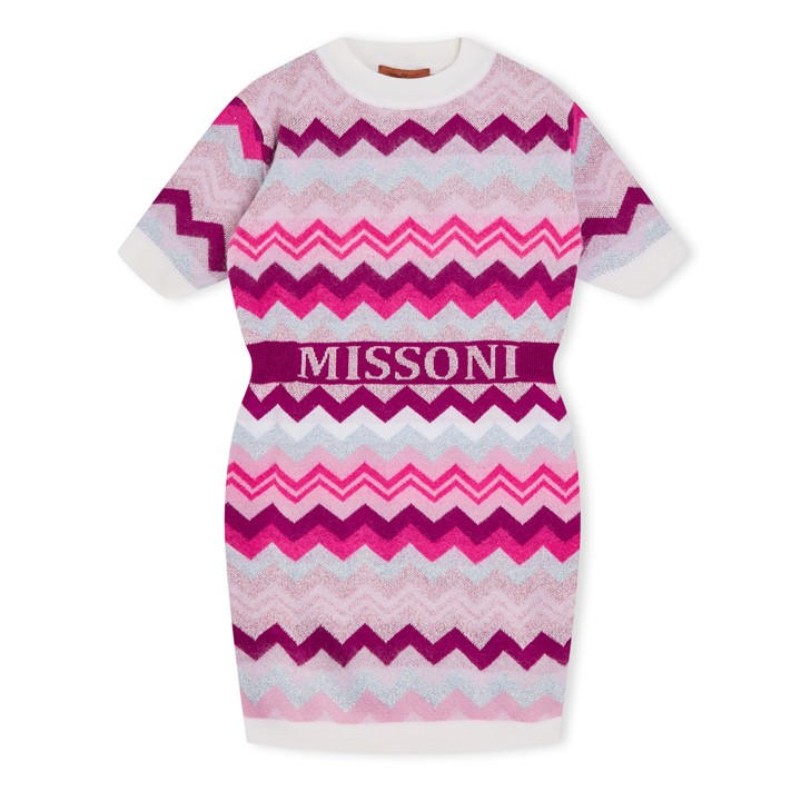 Missoni Girls  Kids' Zig Zag Knitted Jumper Dress in Size L, Sports Direct