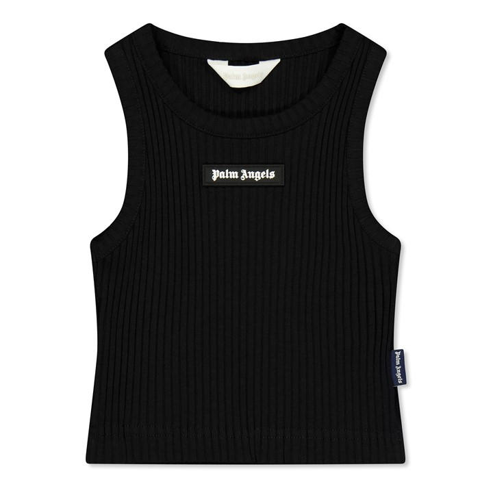 Palm Angels Girls Black Palm Lgo Vest Top Jn61 in Size 9 - 10 Years, Sports Direct