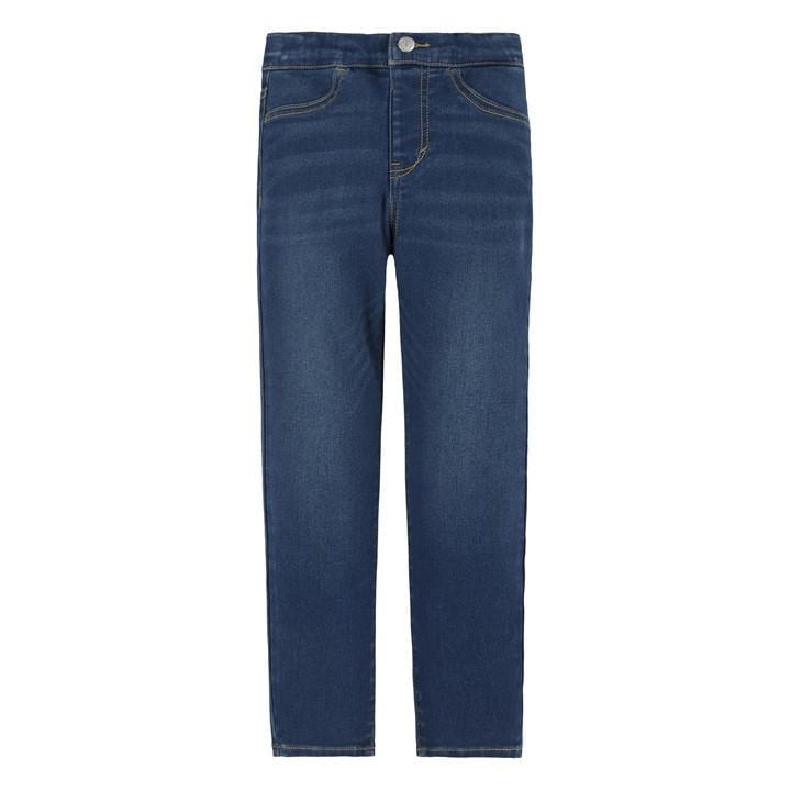Levis Girls Blue Pull On Jeans in Size 8 - 9 Years, Sports Direct