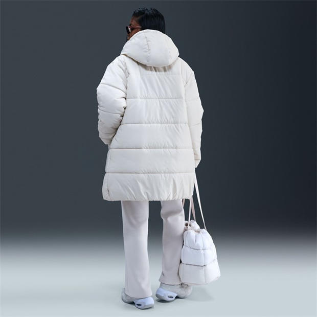 Light Bone/Whit - Nike - Sportswear Classic Puffer Women's Therma-FIT Loose Parka