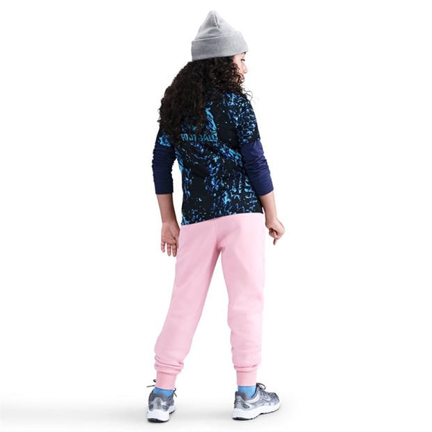 Med Soft Pink - Nike - Girls Fundamentals Fleece Jogging Bottoms