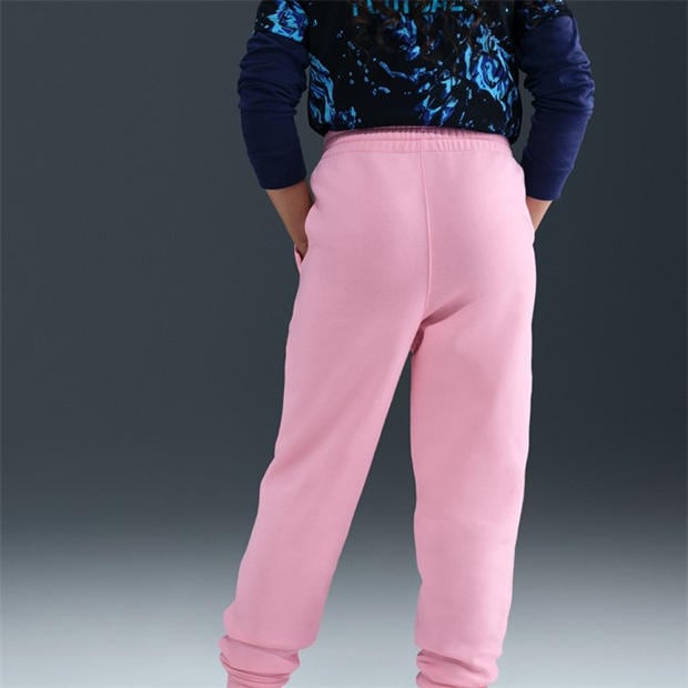 Med Soft Pink - Nike - Girls Fundamentals Fleece Jogging Bottoms