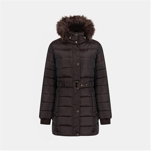 Firetrap - Womens  Long Sleeve Mid-Length Puffer Jacket
