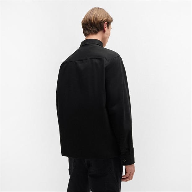 Черно 001 - Hugo - Men's  Mid-Weight Overshirt