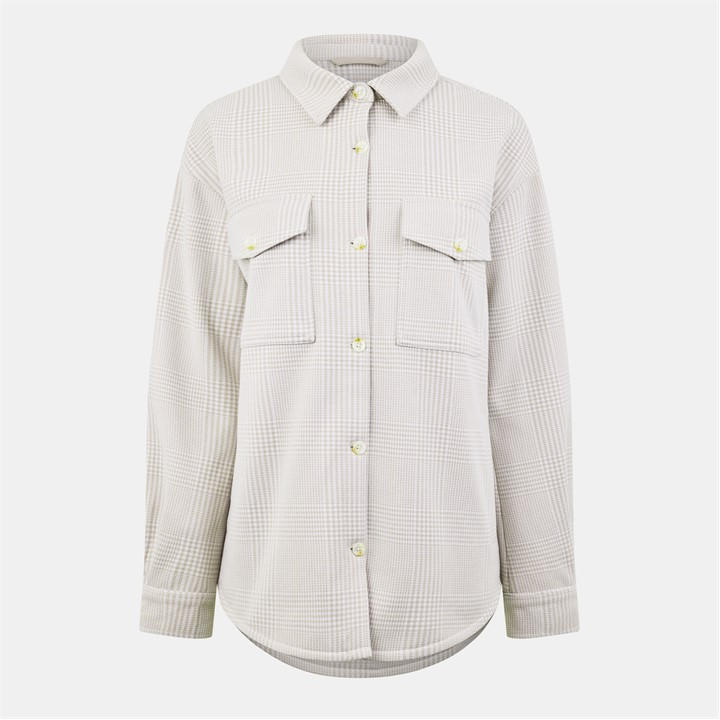 Jack Wills Women's  Ouston Shacket Structured Overshirt in Size 8, Sports Direct