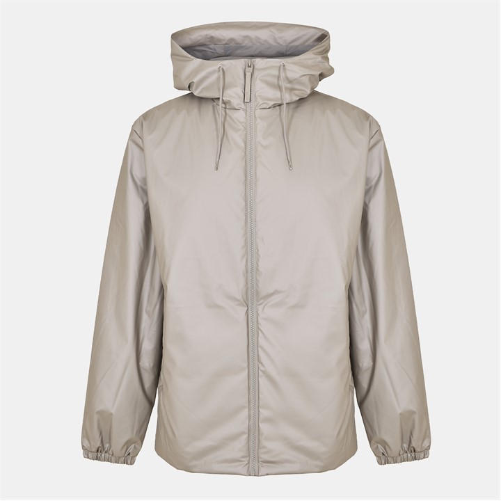Rains Men's Silver Lohja Insulated Waterproof Jacket in Size XL, Sports Direct