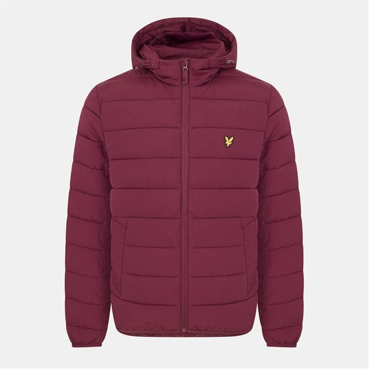 Lyle And Scott Men's Red Lightweight Quilted Puffer Jacket in Size XS, Sports Direct