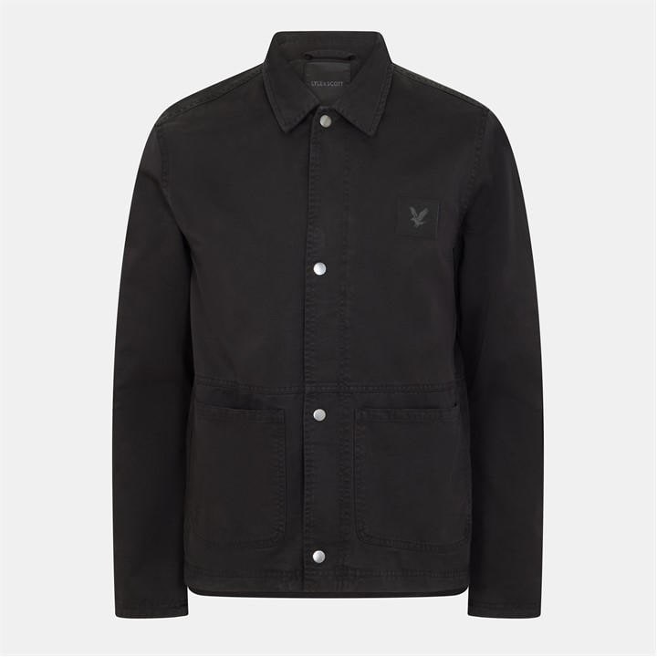 Lyle And Scott Men's Panelled Long Sleeve Parka - Jet Black - S - Image 3