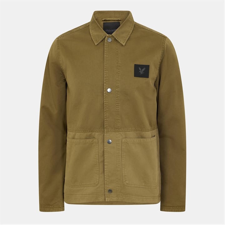 Lyle And Scott Men's Panelled Long Sleeve Parka - Desert Sage - S - Image 3