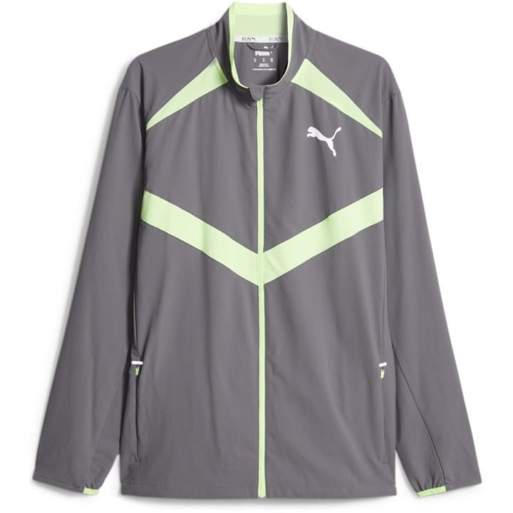 Puma Men' Grey Run Ultraweave Performance Training Jacket in Size S, Sports Direct