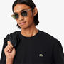 BLACK - Lacoste - Signature Logo Adults Cotton T Shirt