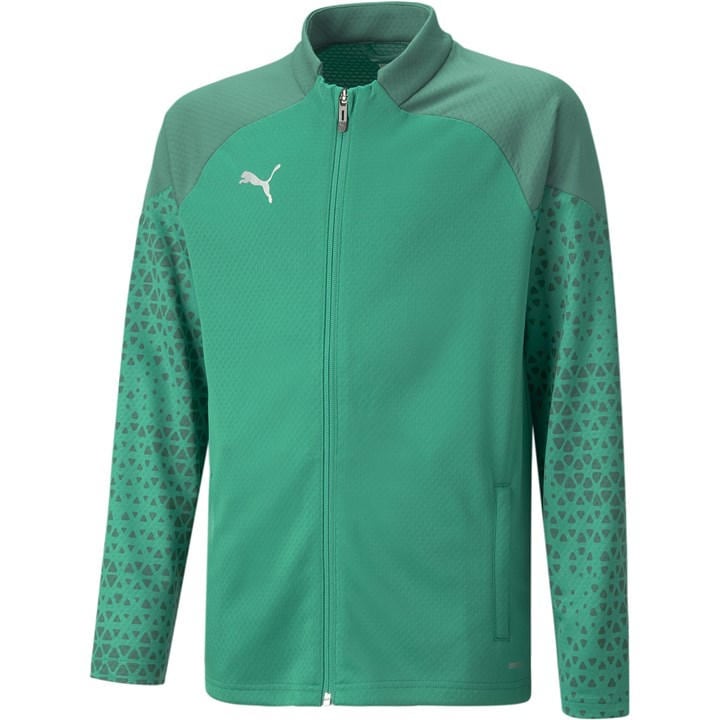 Puma  Kids Green ' Moisture-Wicking Performance Training Jacket in Size 13 - 14 Years, Sports Direct