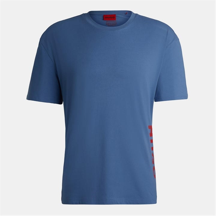 Hugo Men's Blue Relaxed Short Sleeve Pyjama T-Shirt in Size 2XL, Sports Direct