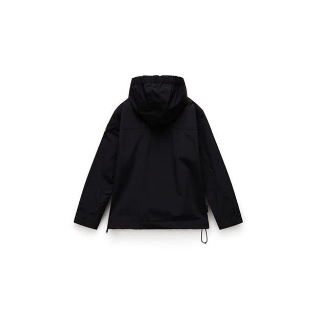 Black 041 - Napapijri - Kids' Rainforest Stormy Weather Weather-Resistant Rain Anorak