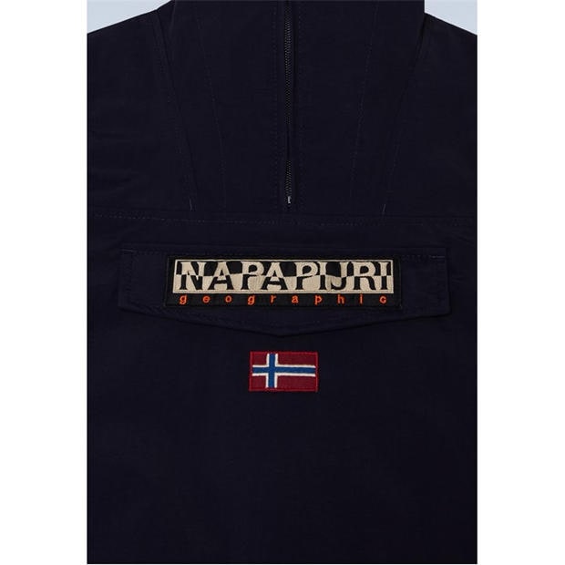Blue Marine 176 - Napapijri - Kids' Rainforest Stormy Weather Weather-Resistant Rain Anorak