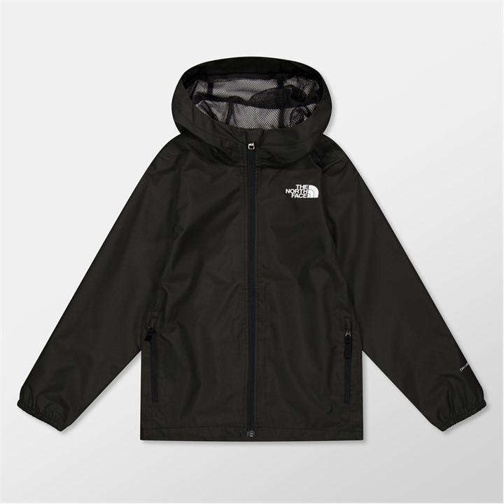 The North Face  Kids Black ' Zipline Waterproof Half-Zip Rain Anorak in Size 9 - 10 Years, Sports Direct