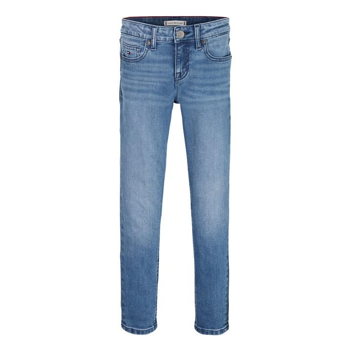 Tommy Hilfiger Girls Blue Kids' Stretch Skinny Jeans in Size 14 - 16 Years, Sports Direct