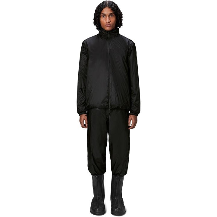 Rains Men's Black Kauto Insulated Waterproof Jacket in Size XL, Sports Direct