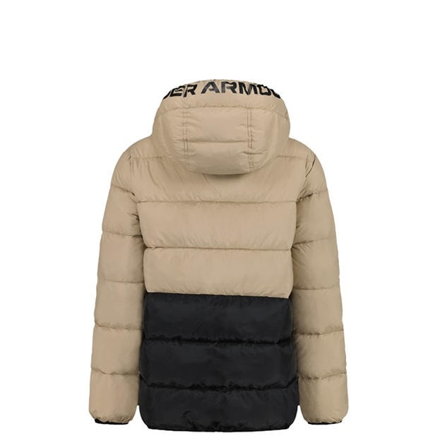City Khaki - Under Armour - Kids'  Pronto Hooded Long Sleeve Puffer Jacket