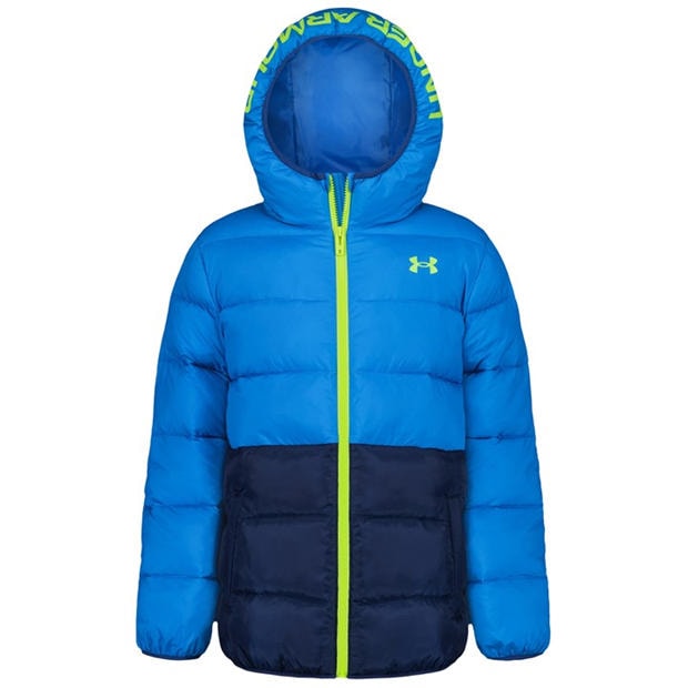 Navy - Under Armour - Kids'  Pronto Hooded Long Sleeve Puffer Jacket
