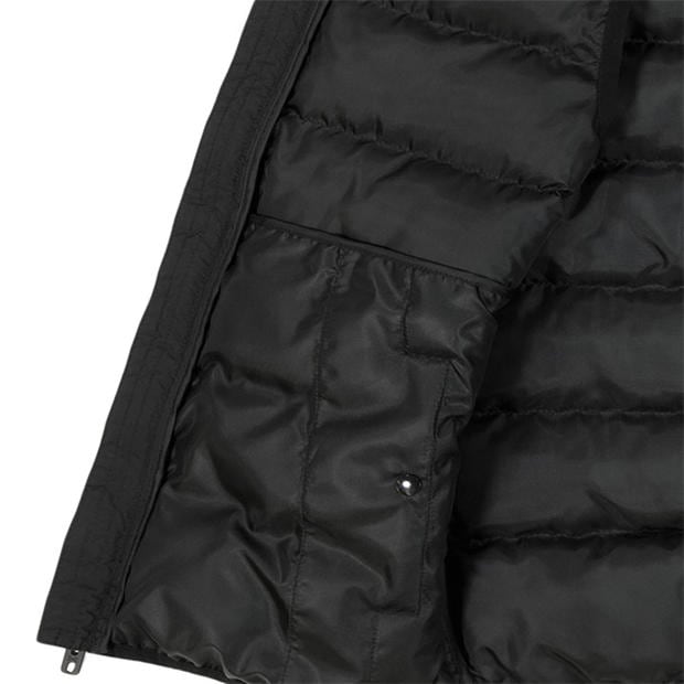Black/Rock - Under Armour - Kids' Pronto Hooded Water Resistant Padded Gilet