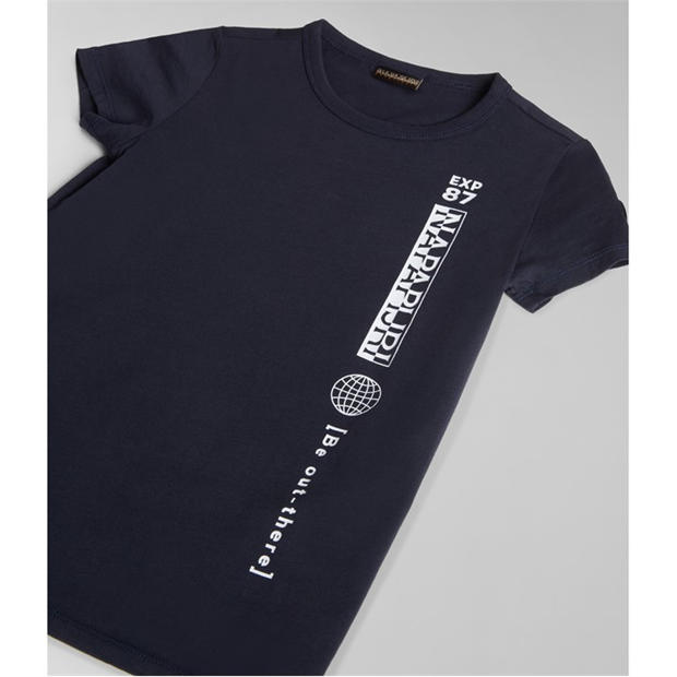 Navy 176 - Napapijri - Unisex Kids' Hudson T-Shirt