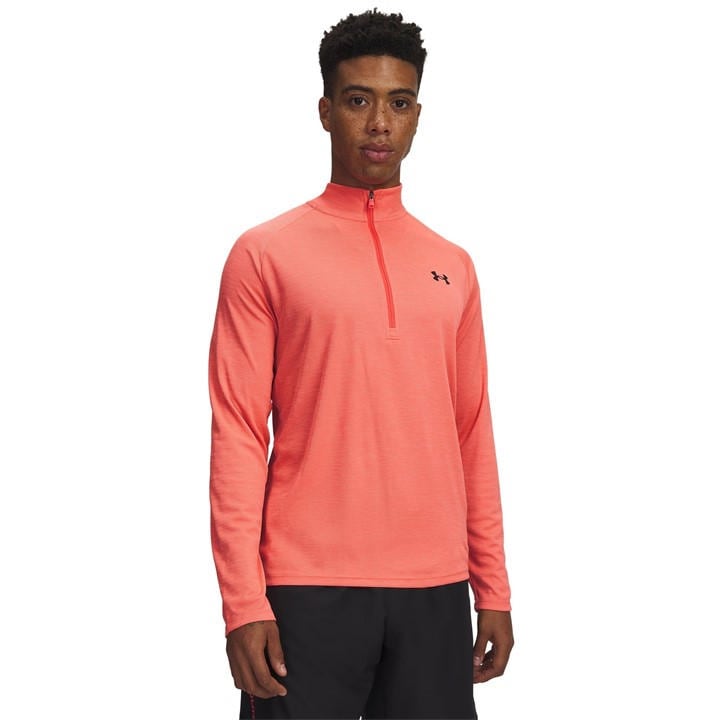 Under Armour Men's Red Tech™ ½ Zip Long Sleeve in Size XL, Sports Direct