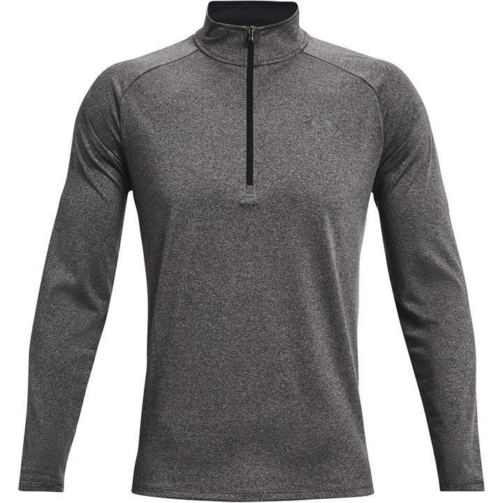 Under Armour Men's Grey Tech™ ½ Zip Long Sleeve in Size L, Sports Direct