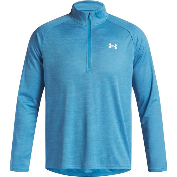 Under Armour Men's Blue Tech™ ½ Zip Long Sleeve in Size L, Sports Direct