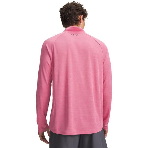 Pink Frenzy - Under Armour - Tech™ ½ Zip Long Sleeve Mens