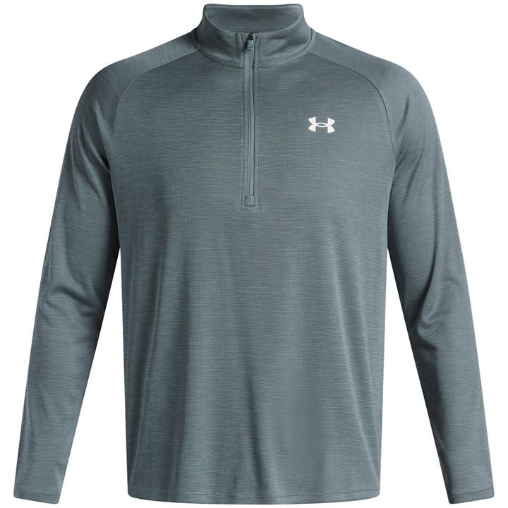 Under Armour Men' Blue Tech™ ½ Zip Long Sleeve in Size S, Sports Direct