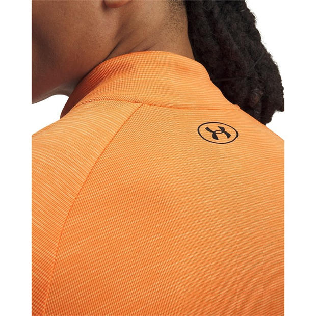 Orange - Under Armour - Tech™ ½ Zip Long Sleeve Mens