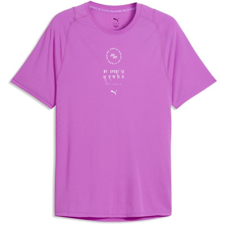 Puma Men's Pink Hyrox Dryelite Training T-Shirt in Size M, Sports Direct