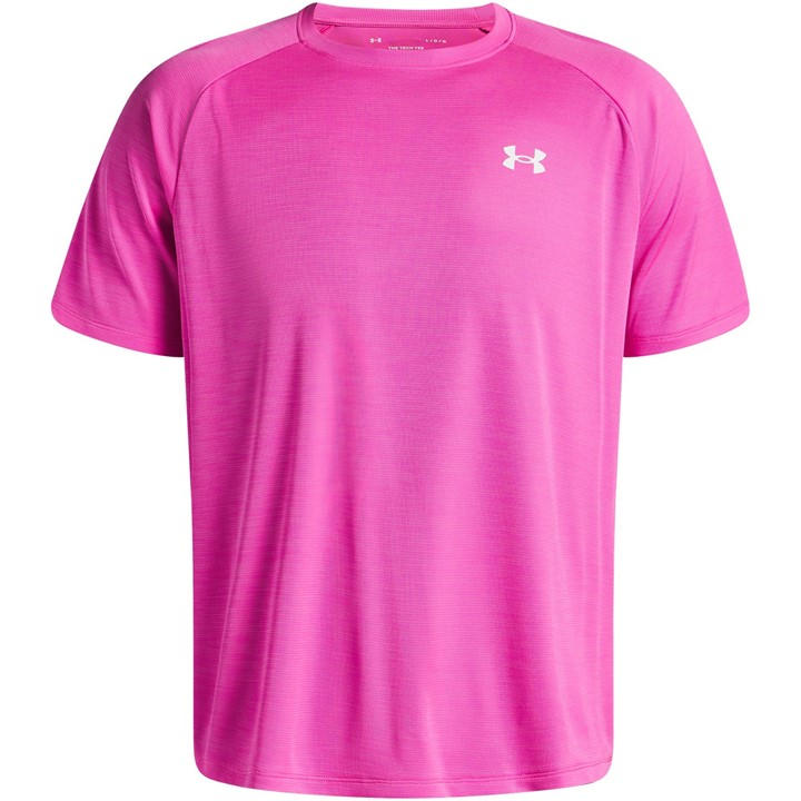 Under Armour Men's Pink Tech™ 2.0 Short Sleeve T-Shirt in Size M, Sports Direct