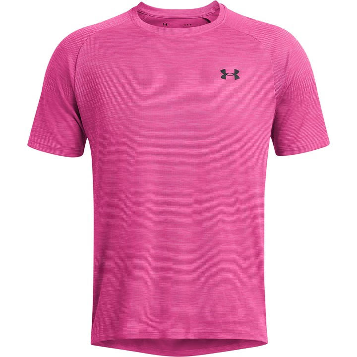 Under Armour Men' Pink Tech™ 2.0 Short Sleeve T-Shirt in Size S, Sports Direct