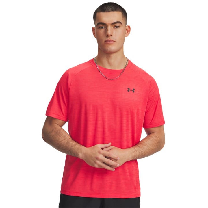 Under Armour Men's Red Tech™ 2.0 Short Sleeve T-Shirt in Size M, Sports Direct