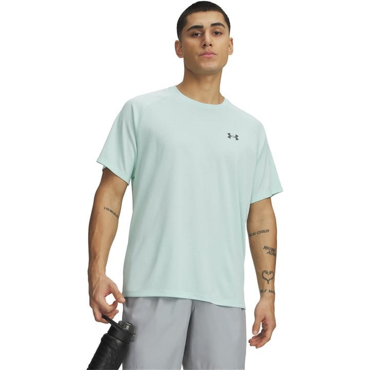 Under Armour Men's Green Tech™ 2.0 Short Sleeve T-Shirt in Size M, Sports Direct