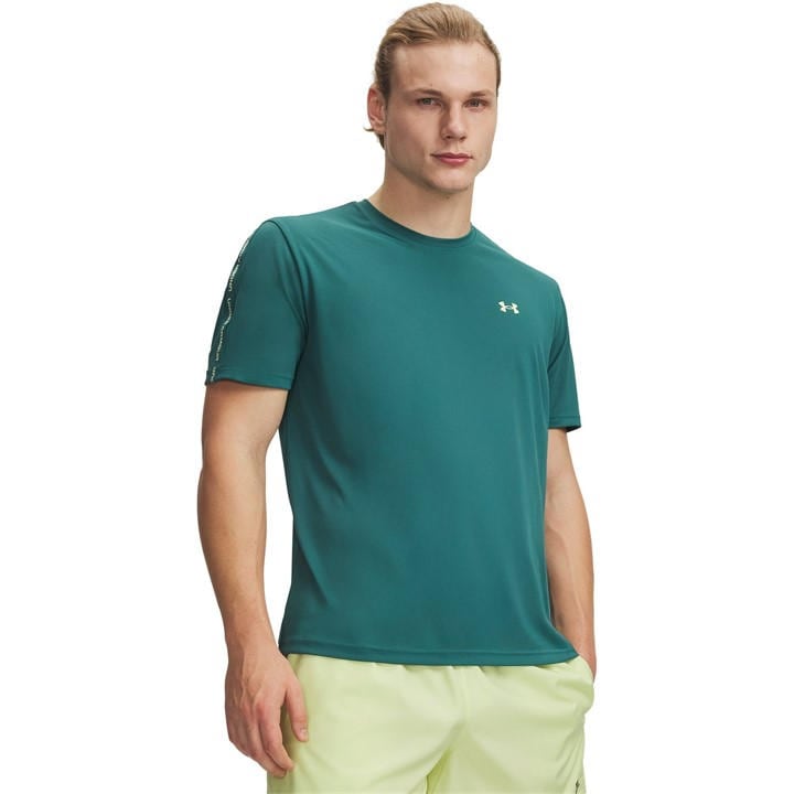 Under Armour Men's Green Tech™ 2.0 Short Sleeve T-Shirt in Size L, Sports Direct